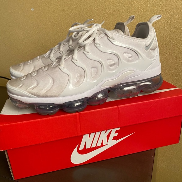 Nike Air VaporMax Plus Men Size10.5 White Platinum main image 6